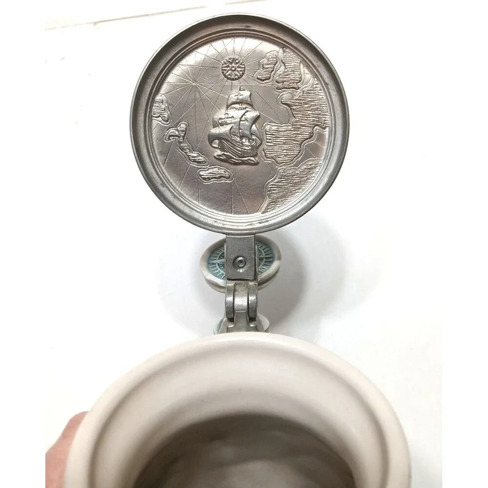 Vintage Avon 1992 Christopher Columbus New World Stein Made in Brazil #88413 - Picture 15 of 15